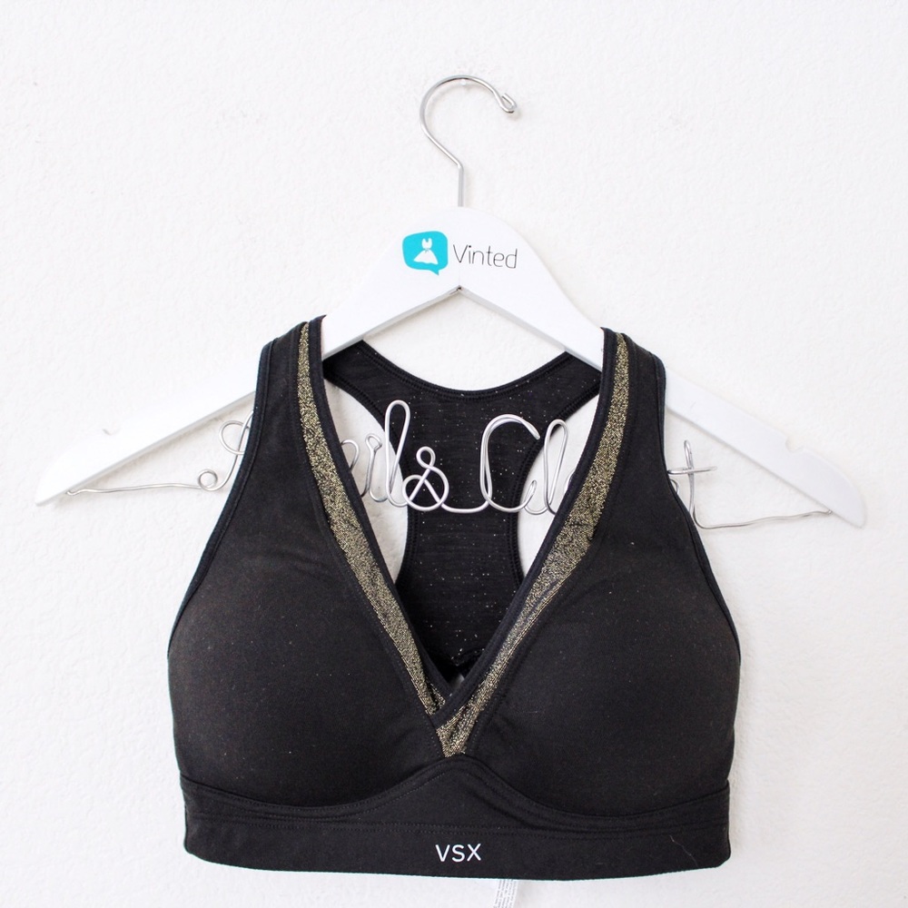 VSX Glitter Racerback Padded Sports Bra